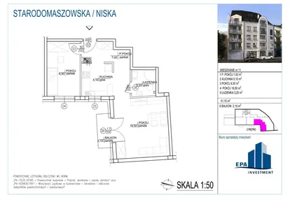 Mieszkanie w inwestycji: Kamienica przy ul. Starodomaszowskiej