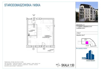 Mieszkanie w inwestycji: Kamienica przy ul. Starodomaszowskiej