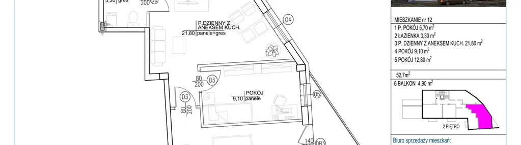 Mieszkanie w inwestycji: Kamienica przy ul. Starodomaszowskiej