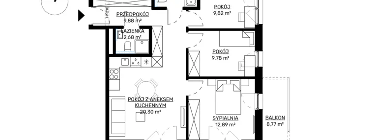 Mieszkanie w inwestycji: KWADRAT etap 2