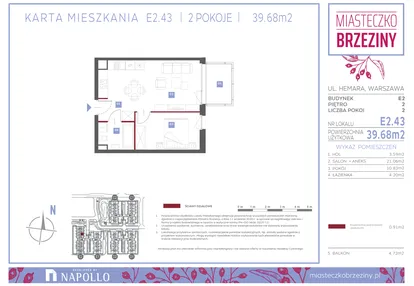 Mieszkanie w inwestycji: Miasteczko Brzeziny II