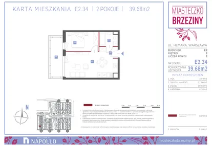 Mieszkanie w inwestycji: Miasteczko Brzeziny II