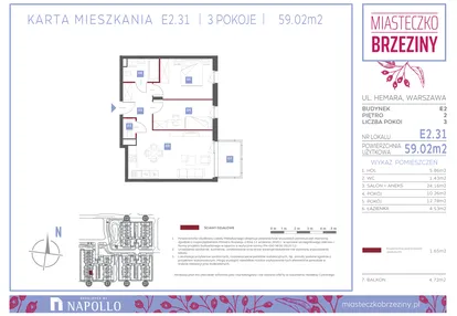 Mieszkanie w inwestycji: Miasteczko Brzeziny II