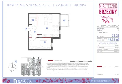 Mieszkanie w inwestycji: Miasteczko Brzeziny II