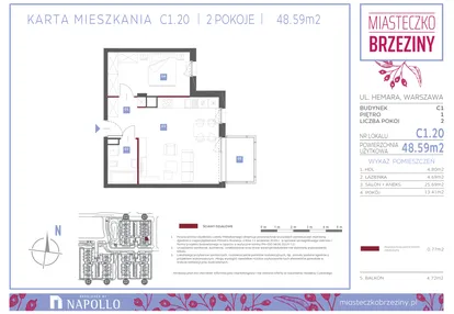 Mieszkanie w inwestycji: Miasteczko Brzeziny II