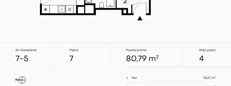 Mieszkanie w inwestycji: Pączka 1
