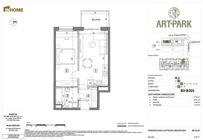 Mieszkanie w inwestycji: Inhome Osiedle ArtPark etap I