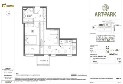 Mieszkanie w inwestycji: Inhome Osiedle ArtPark etap I