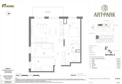 Mieszkanie w inwestycji: Inhome Osiedle ArtPark etap I