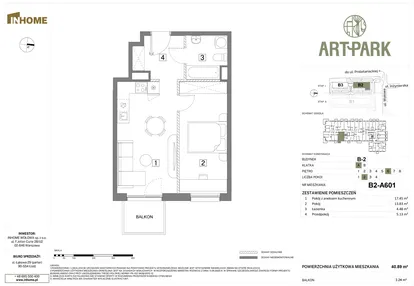 Mieszkanie w inwestycji: Inhome Osiedle ArtPark etap I