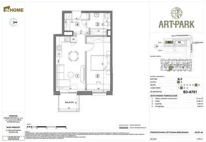 Mieszkanie w inwestycji: Inhome Osiedle ArtPark etap I