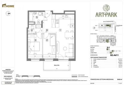 Mieszkanie w inwestycji: Inhome Osiedle ArtPark etap I