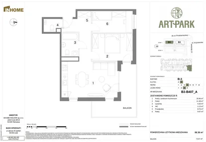 Mieszkanie w inwestycji: Inhome Osiedle ArtPark etap I