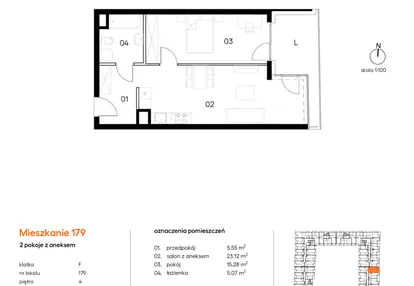 Mieszkanie w inwestycji: Miasto Polskich Mistrzów Olimpijskich