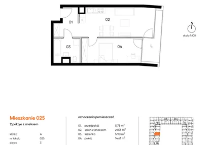 Mieszkanie w inwestycji: Miasto Polskich Mistrzów Olimpijskich