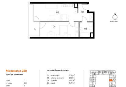 Mieszkanie w inwestycji: Miasto Polskich Mistrzów Olimpijskich