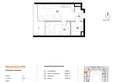 Mieszkanie w inwestycji: Miasto Polskich Mistrzów Olimpijskich