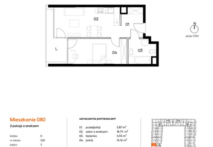 Mieszkanie w inwestycji: Miasto Polskich Mistrzów Olimpijskich