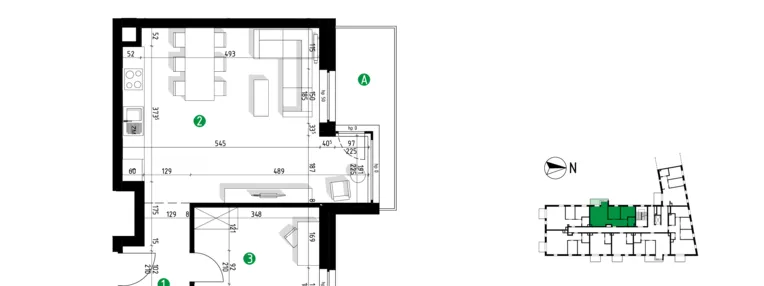 Mieszkanie w inwestycji: Parkowa 6B - ETAP II