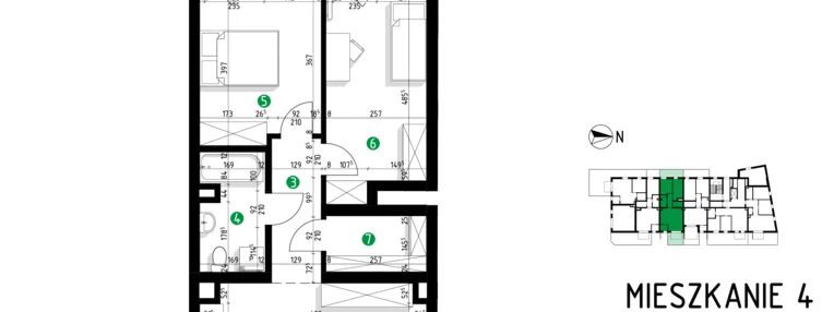 Mieszkanie w inwestycji: Parkowa 6B - ETAP II