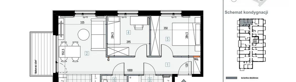 Mieszkanie w inwestycji: Apartamenty Kopernika