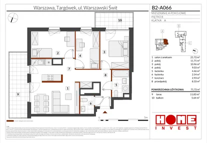 Mieszkanie w inwestycji: Warszawski Świt etap IX