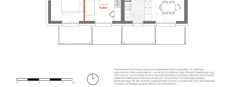 Mieszkanie w inwestycji: Pierwsza Dzielnica - etap III
