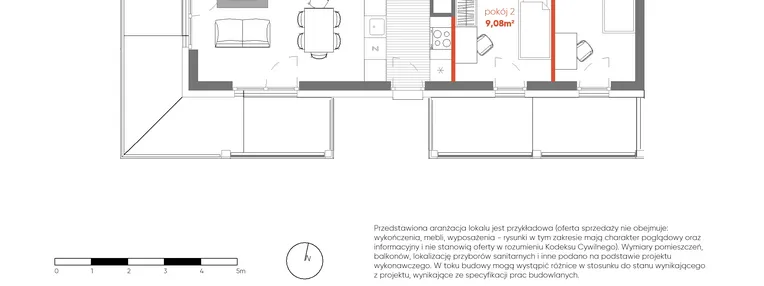 Mieszkanie w inwestycji: Pierwsza Dzielnica - etap III