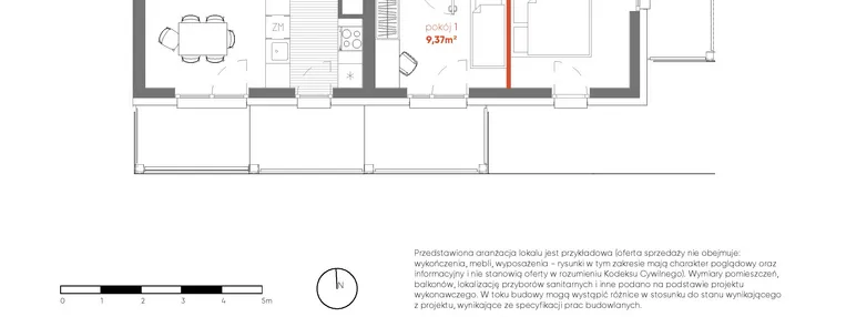 Mieszkanie w inwestycji: Pierwsza Dzielnica - etap III