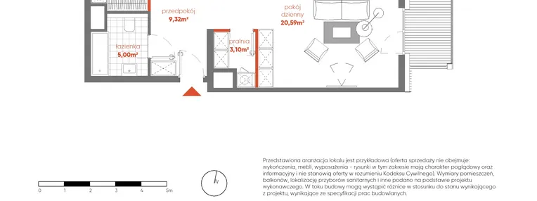 Mieszkanie w inwestycji: Pierwsza Dzielnica - etap III