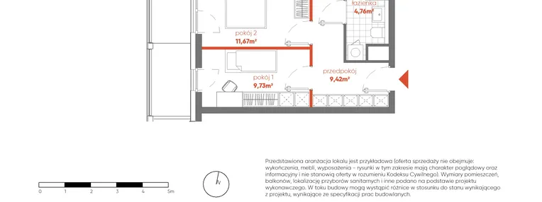 Mieszkanie w inwestycji: Pierwsza Dzielnica - etap III