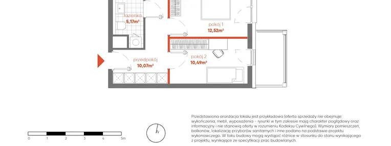 Mieszkanie w inwestycji: Pierwsza Dzielnica - etap III