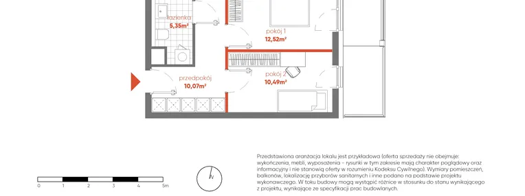 Mieszkanie w inwestycji: Pierwsza Dzielnica - etap III