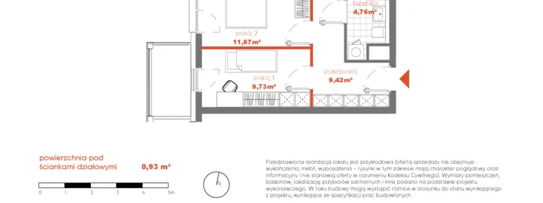 Mieszkanie w inwestycji: Pierwsza Dzielnica - etap III