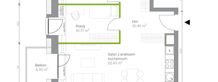 Mieszkanie w inwestycji: Jesionowa Vita
