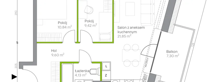 Mieszkanie w inwestycji: Jesionowa Vita