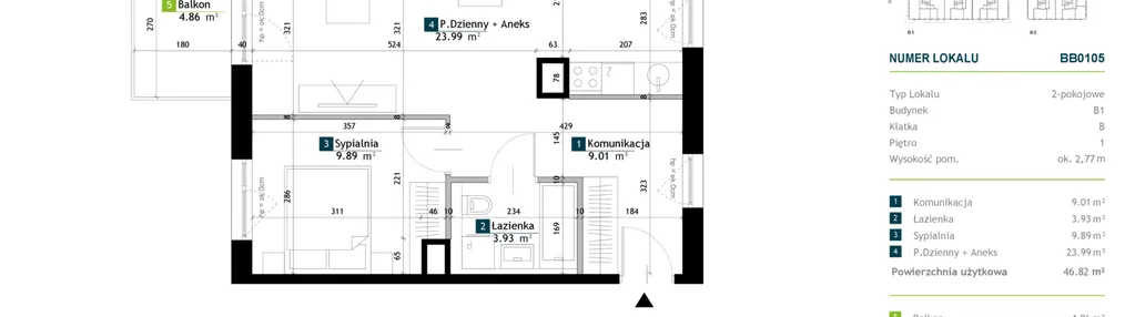 Mieszkanie w inwestycji: Viva Cité