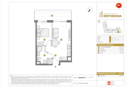 Mieszkanie w inwestycji: Apartamenty Beethovena