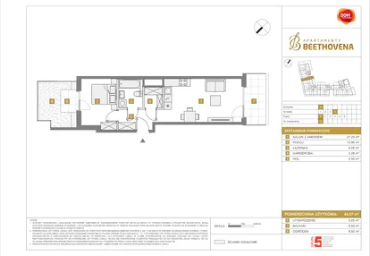 Mieszkanie w inwestycji: Apartamenty Beethovena