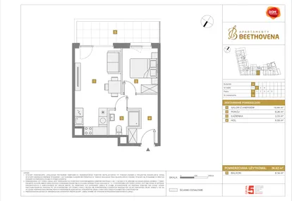 Mieszkanie w inwestycji: Apartamenty Beethovena