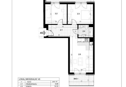 Mieszkanie w inwestycji: Centralna 51C