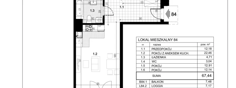 Mieszkanie w inwestycji: Centralna 51C