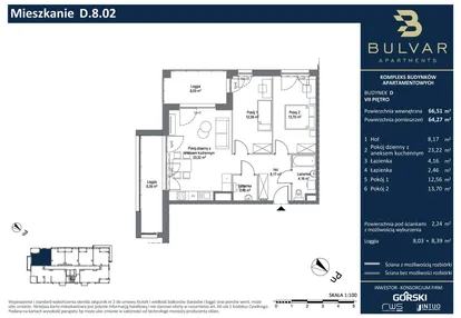 Mieszkanie w inwestycji: Bulvar Apartments - etap II