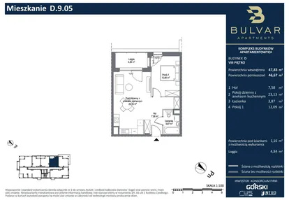 Mieszkanie w inwestycji: Bulvar Apartments - etap II