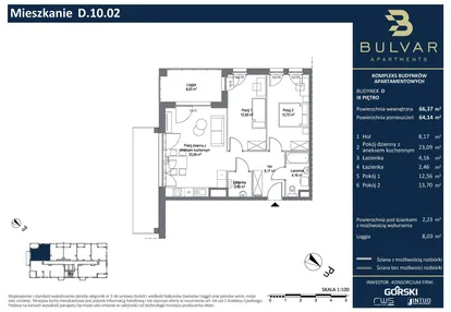 Mieszkanie w inwestycji: Bulvar Apartments - etap II