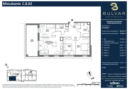Mieszkanie w inwestycji: Bulvar Apartments - etap II