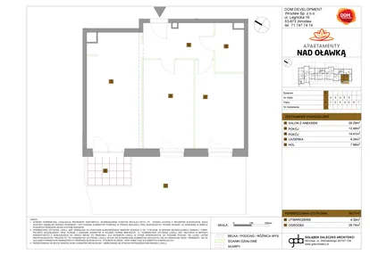 Mieszkanie w inwestycji: Apartamenty nad Oławką etap II
