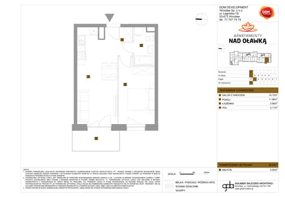 Mieszkanie w inwestycji: Apartamenty nad Oławką etap II