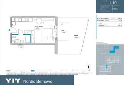 Mieszkanie w inwestycji: Nordic Bemowo - etap III