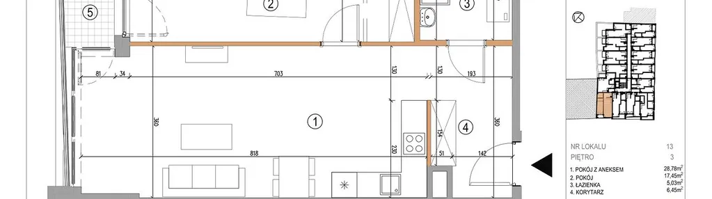 Mieszkanie w inwestycji: 5th Avenue Apartments